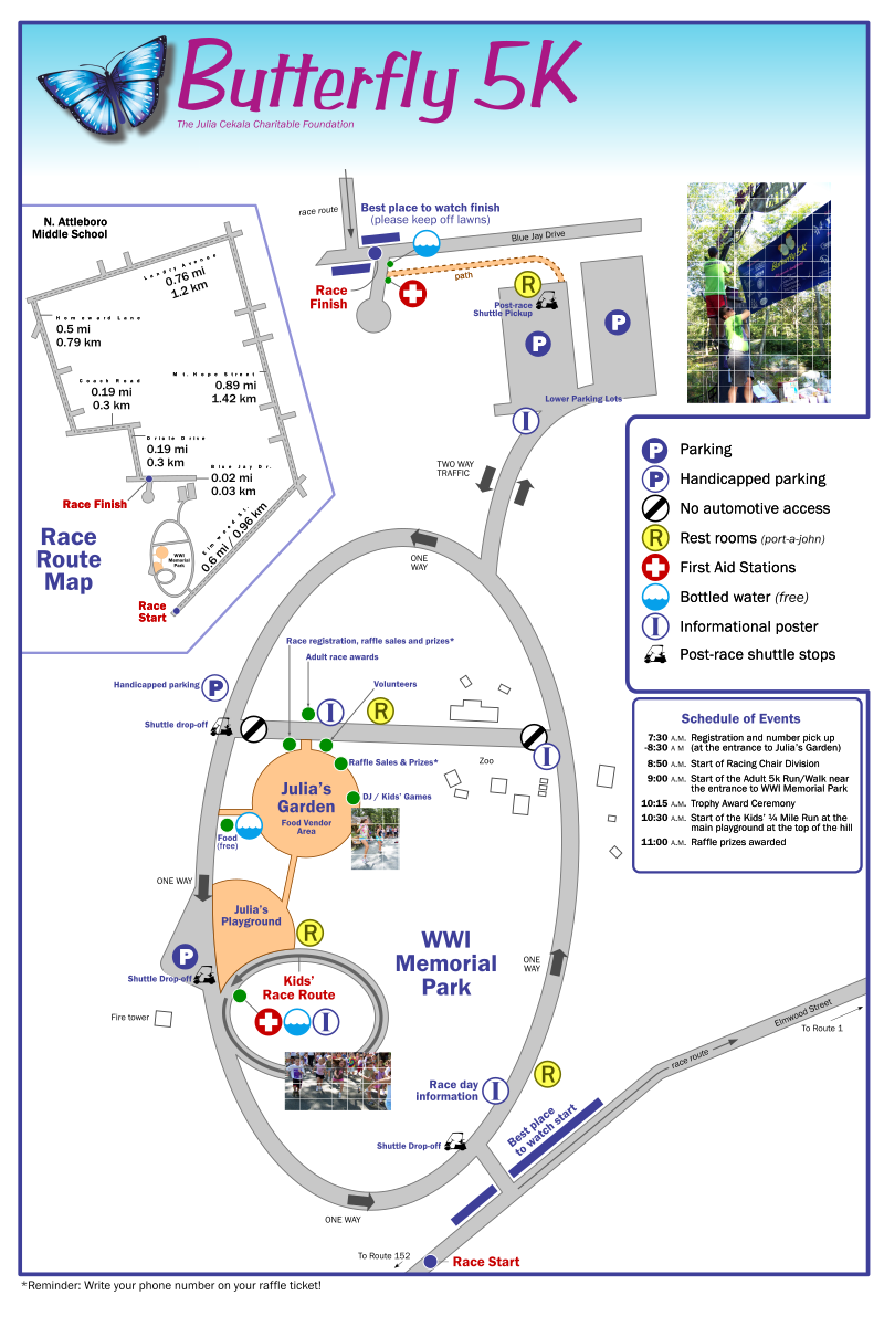 Race Day Map